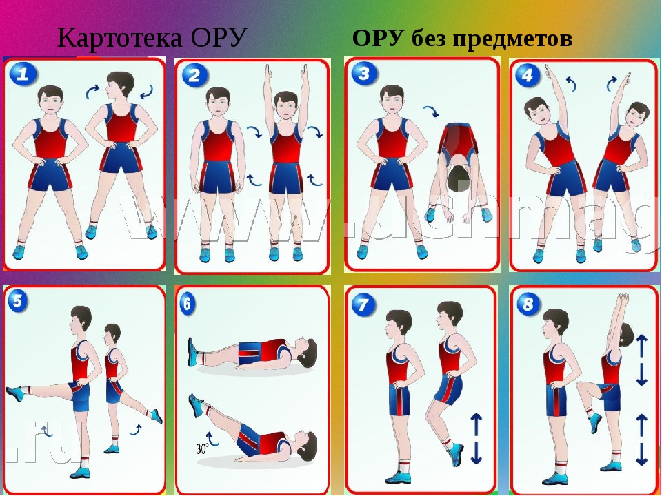 Комплекс общеразвивающих упражнений по физкультуре проект